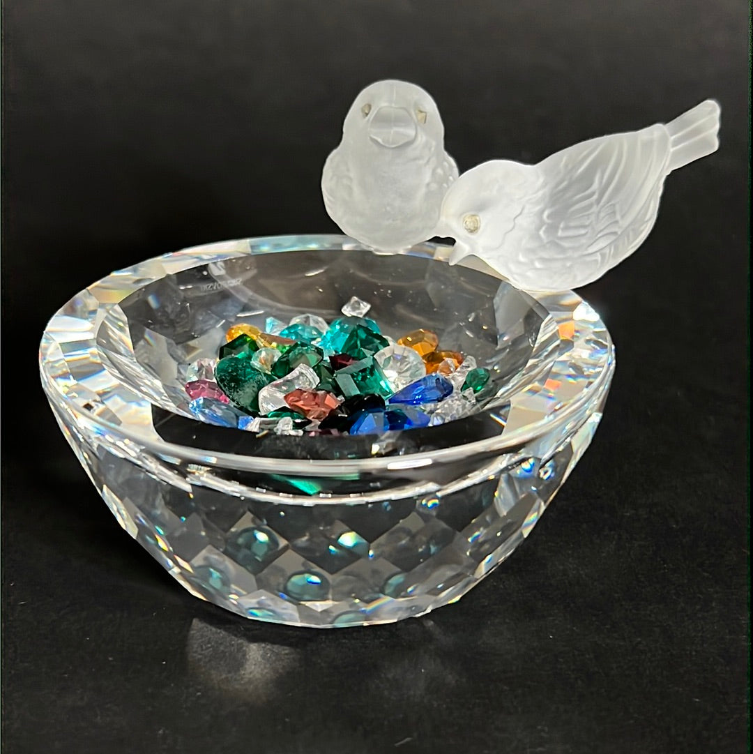 Swarovski Bird Bath Silver Crystals – RosieLeeArtz